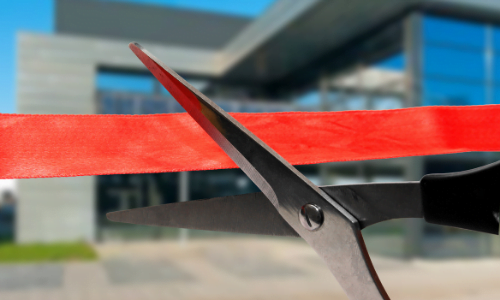 Ribbon cutting