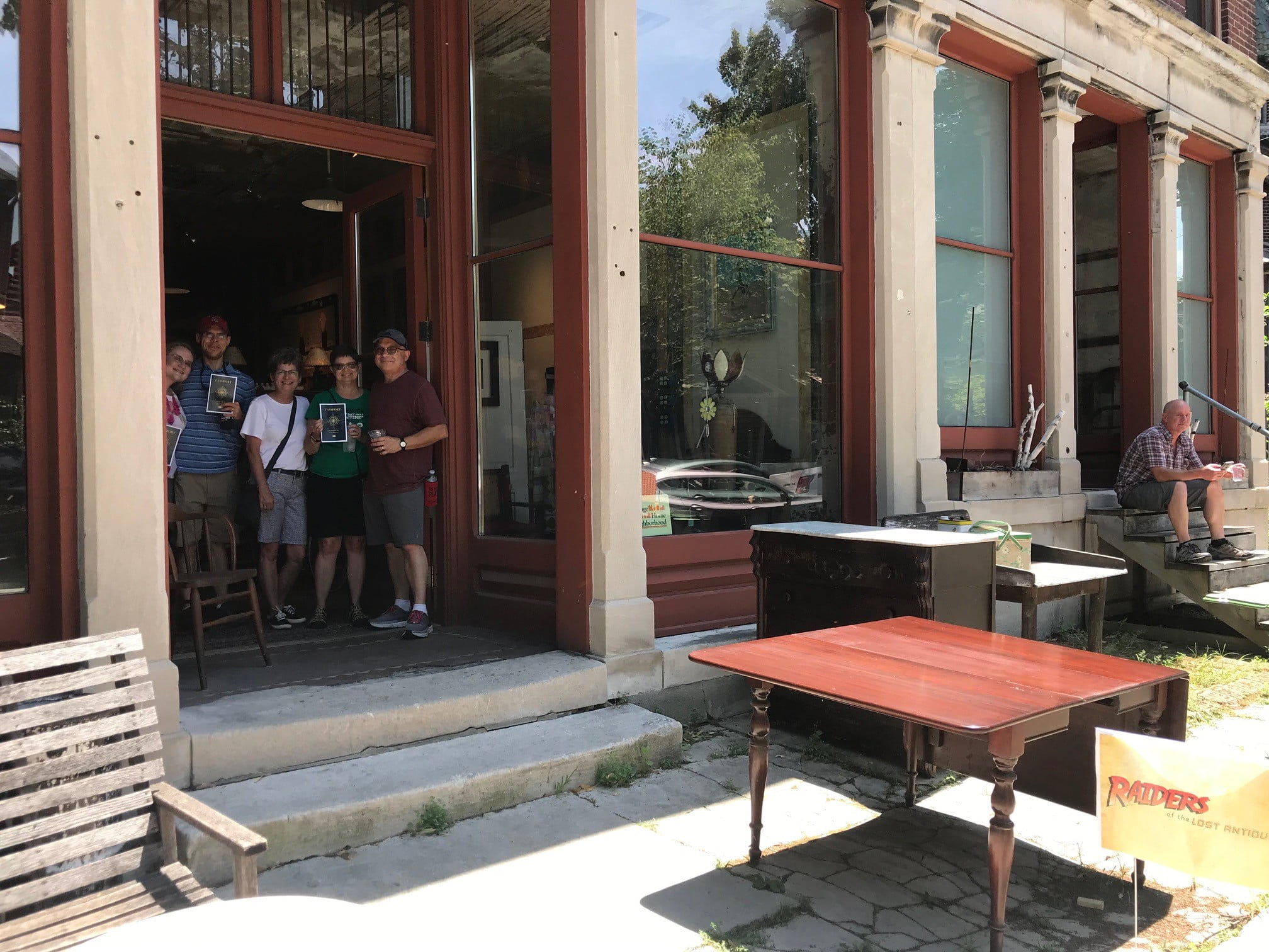 Community members participating in Raiders of the Lost Antiques