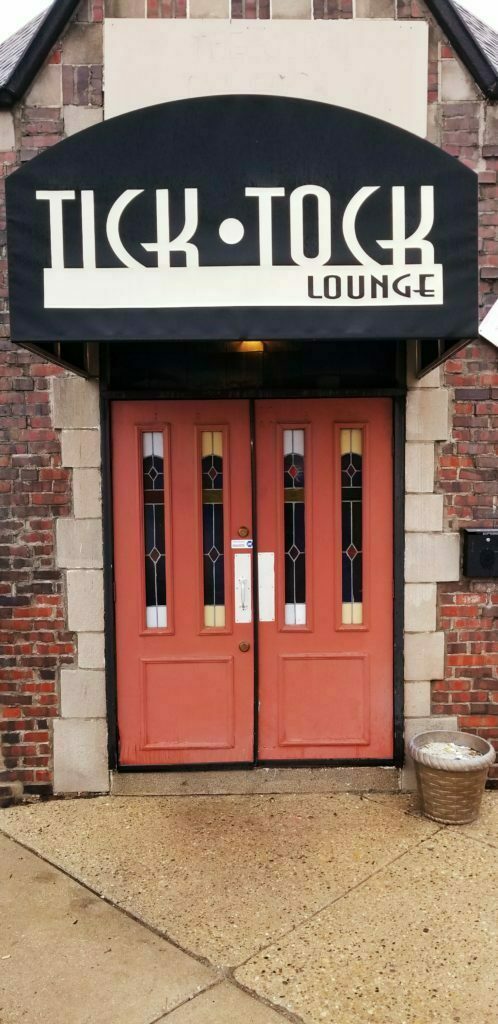 Door to Tick-Tock Lounge