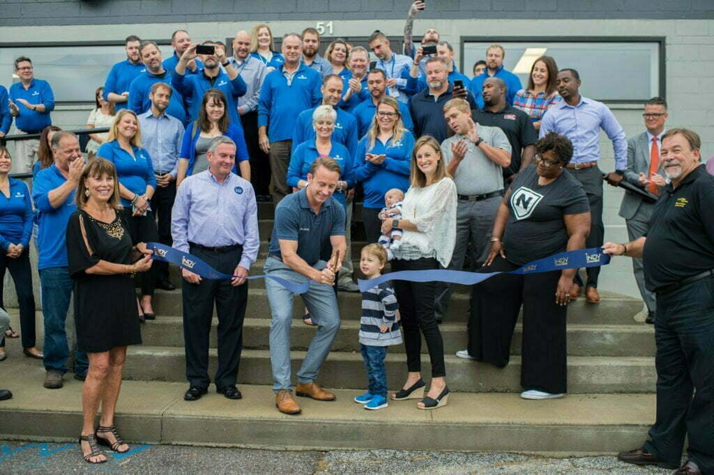 Nelbud Ribbon cutting