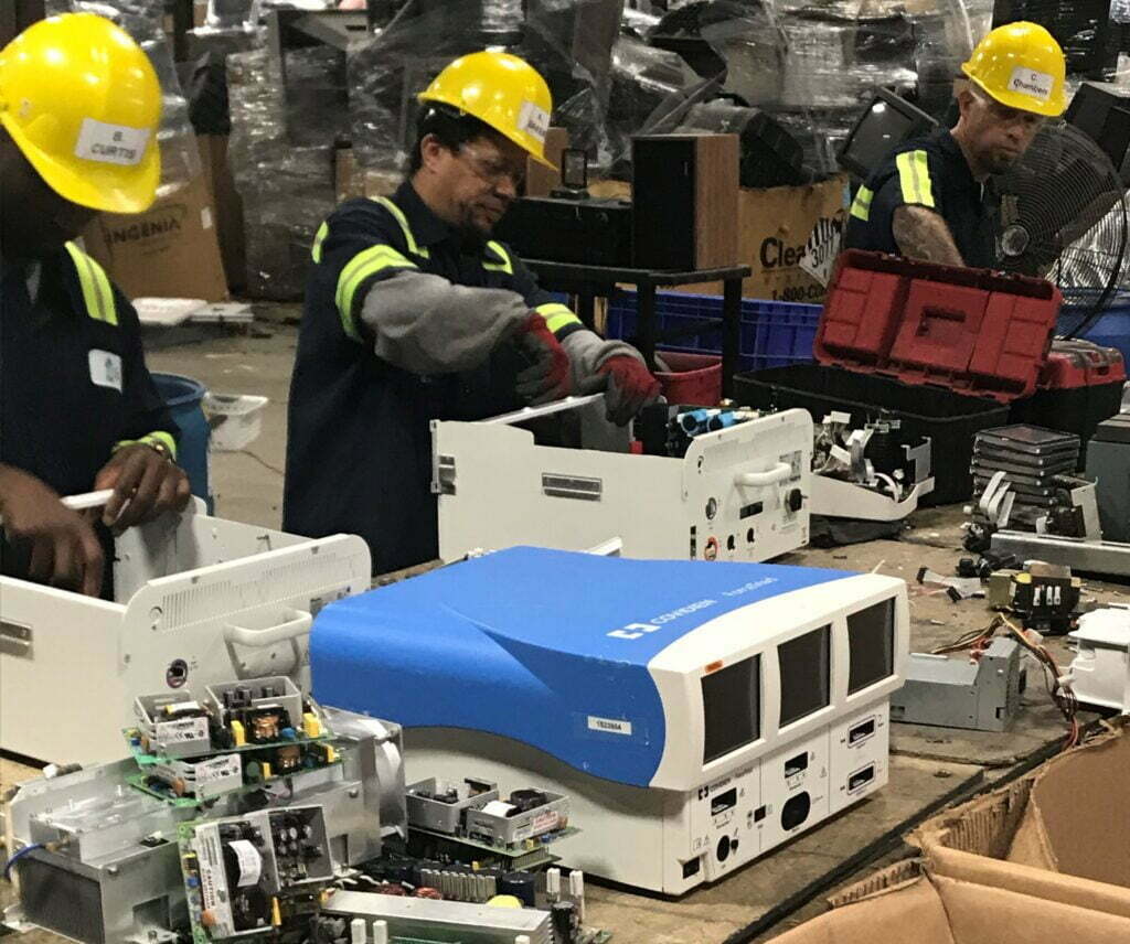Factory workers